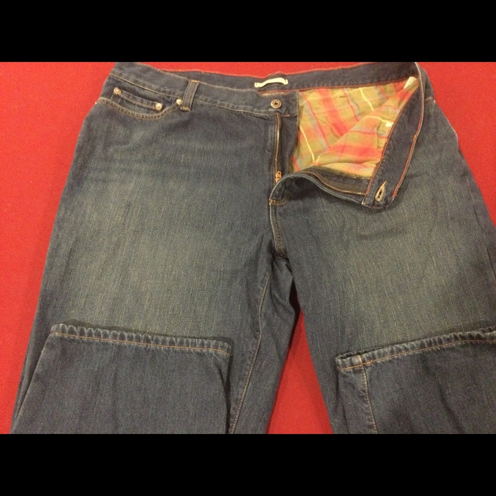 L.L. Bean 1912 Jeans, Flannel-lined 42x34